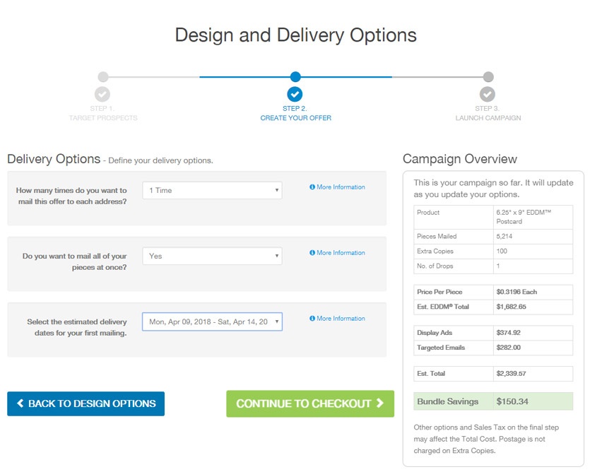 Every door direct mail coupon code